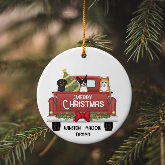 Personalized Pet Ornament - Using Name + Breed